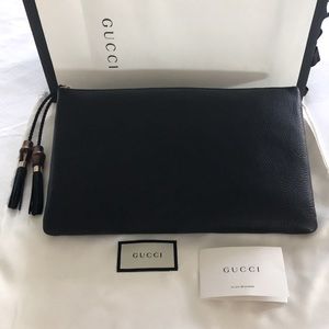 GUCCI BAMBOO CLUTCH